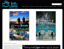 Tablet Screenshot of joshandjamiefishing.com.au